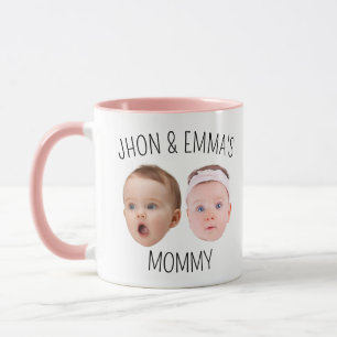 Mug Photo personnelle du visage Mug, cadeau de la fête