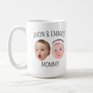 Mug Photo personnelle du visage Mug, cadeau de la fête