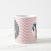 Mug Photo Pink Chevron (Centre)