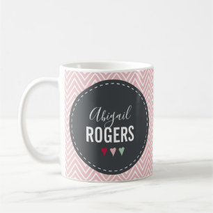 Mug Photo Pink Chevron