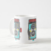 Mug Photo Pop Art Vintage. (Devant gauche)