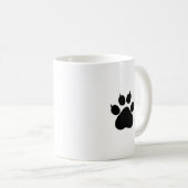 Mug Photo pour animaux customisés et Empreinte de patt (Devant droit)
