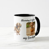 Mug Photo pour animaux de compagnie Brown Dachshund Pe (Devant droit)