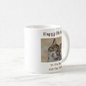 Mug Photo pour animaux de compagnie du meilleur papa c (Devant droit)
