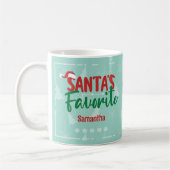 Mug Photo préférée de Père Noël personnalisée (Gauche)