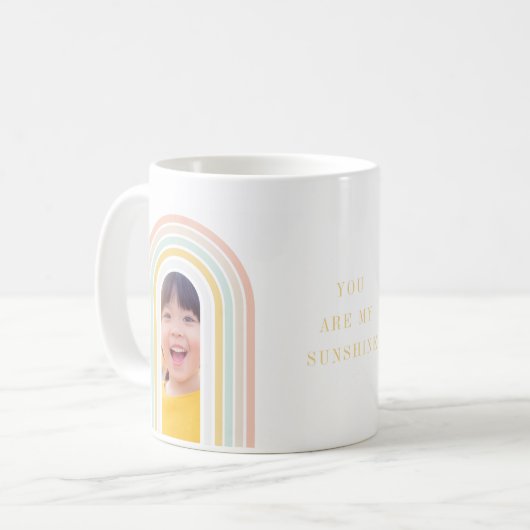 Mug Photo Rainbow moderne (Devant gauche)