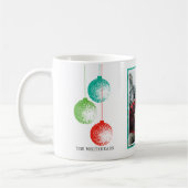 Mug Photo rétro de l'ornement (Gauche)