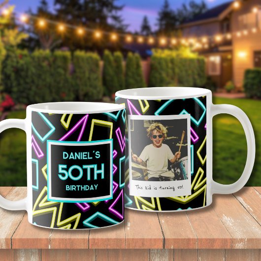 Mug Photo rétro pour 50e anniversaire