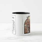 Mug Photo romantique et faits d'amour Saint-Valentin (Centre)