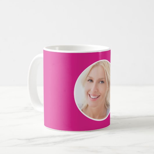 Mug Photo rose chaud (Devant gauche)