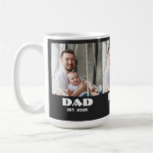 Mug Photo Script Noir 3 Papa a Fondé (Gauche)