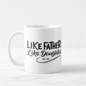 Mug Photo simple Comme père Comme fille (Gauche)