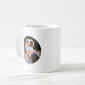 Mug Photo simple de la coutume 2 ronde (Devant gauche)