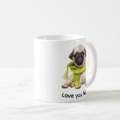 Mug Photo simple et moderne personnalisée de l'animal  (Devant droit)