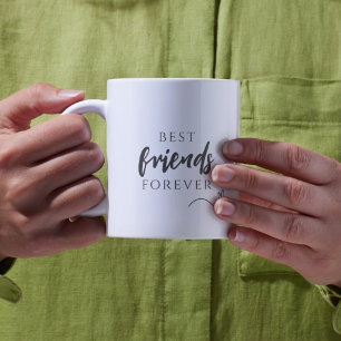 Mug Photo simple Meilleurs amis pour toujours Bestie M