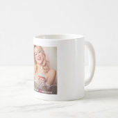 Mug Photo simple moderne d'anniversaire heureux (Devant droit)