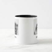 Mug Photo simple, moderne personnalisée pour animaux d (Centre)