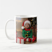 Mug Photo Son | Père Noël Livrant Un Cadeau | Café bla (Gauche)