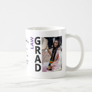 Mug Photo souvenir de diplômé de la faculté de droit v