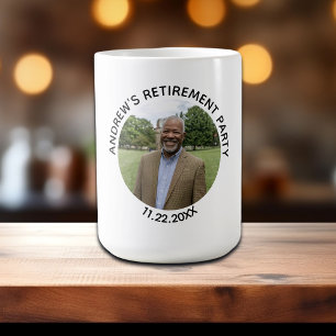 Mug Photo spécial Fête de retraite élégante