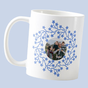 Mug Photo Star Wreath Scandinave