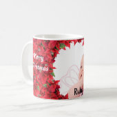 Mug Photo sur mesure de l'enfant / bébé Noël (Devant gauche)