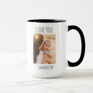 Mug photo Tante personnalisée, Cadeau personnalisé