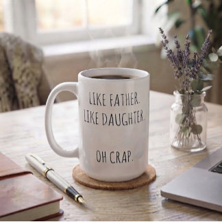 Mug Photo Tel comme père comme fille/fils Café