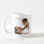 Mug Photo tendance noir et blanc Maman Nutrition Fiche (Gauche)