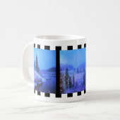 Mug Photo triptyque à rayures noires et blanches (Devant gauche)