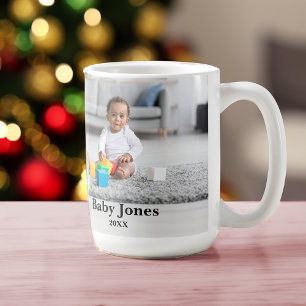 Mug Photo unique de Noël du joyeux bonhomme de neige p
