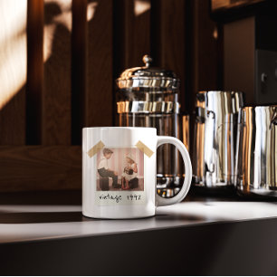 Mug Photo Vintage Personnalisée Et Anniversaire Person