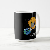 Mug Photobomb Solaire Eclipse 2025 Personnalisé (Devant droit)