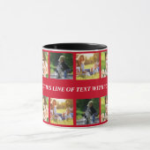 Mug photocollage et texte (Centre)