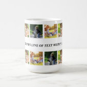 Mug photocollage et texte (Centre)