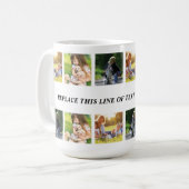 Mug photocollage et texte (Devant gauche)