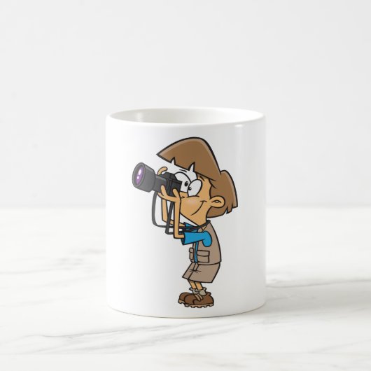 Mug Photographe d'aventure garçon avec caméra (Centre)