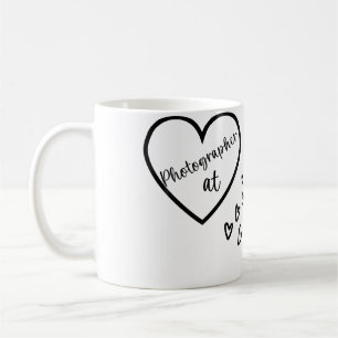 Mug Photographe de cœur Photographie
