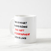 Mug photographe des beaux-arts, génial (Devant gauche)