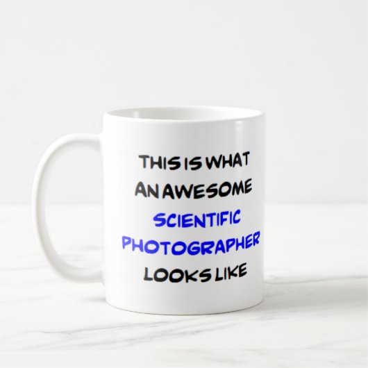 Mug photographe scientifique, génial (Gauche)