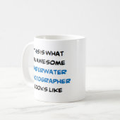 Mug photographe sous-marin, génial (Devant gauche)