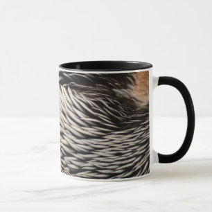 Mug Photographie abstraite de plumes de pélican dans l