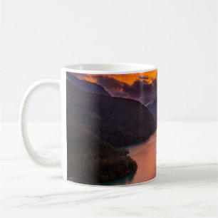 MUG PHOTOGRAPHIE AÉRIENNE DU LAC VISUALISANT LA MONTAG