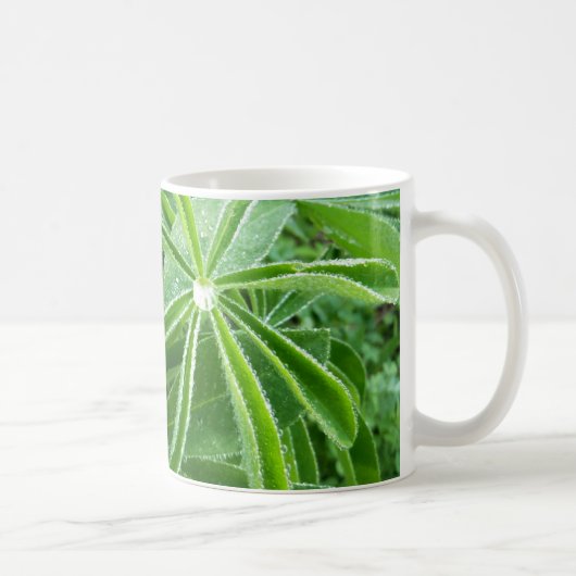 Mug Photographie botanique Feuille de Lupin (Droite)