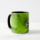 Mug Photographie botanique verte de Bromeliad (Devant gauche)