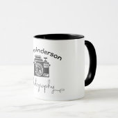 Mug Photographie Caméra moderne minimal Logo Graphique (Devant droit)