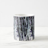 Mug Photographie d'art violet Forest Tree violet Grey (Centre)