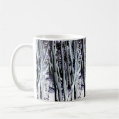 Mug Photographie d'art violet Forest Tree violet Grey (Gauche)