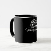 Mug Photographie de fond de la caméra Lens Cameraman (Devant gauche)