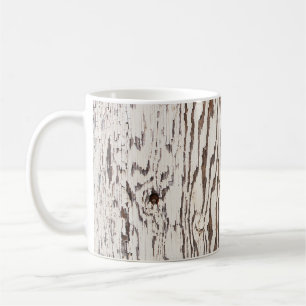 Mug Photographie de fond en bois brun